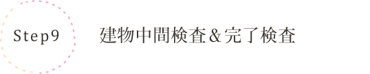 建物中間検査＆完了検査